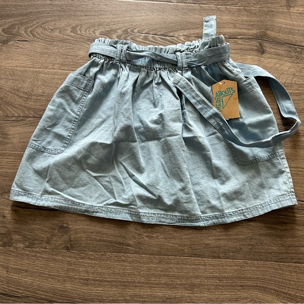 Casual Blue Denim Skirt NWT